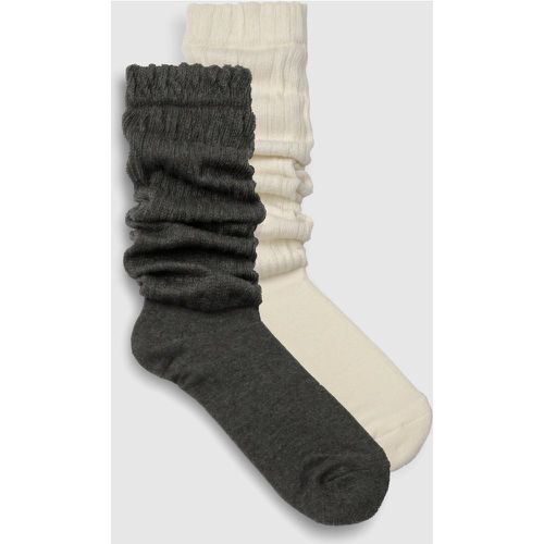 Lot De 2 Paires De Chaussettes - One Size - boohoo - Modalova