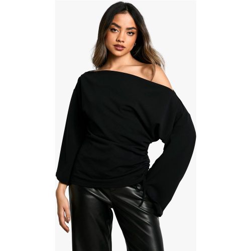 Blouse En Tissu Crêpe À Manches Larges - 36 - boohoo - Modalova