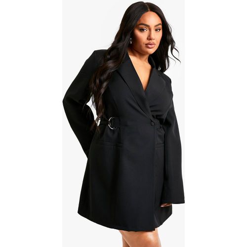 Grande Taille - Robe Blazer À Anneau - 46 - boohoo - Modalova