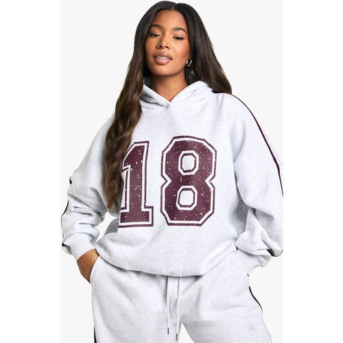 Grande Taille - Sweat À Capuche Oversize À Slogan New York - 44 - boohoo - Modalova