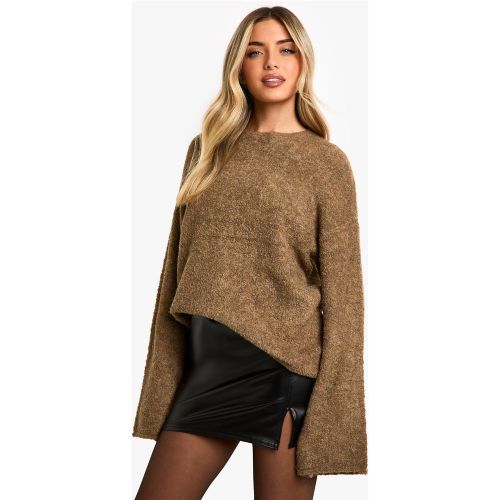 Mini-Jupe Enduite - Noir - 34, Noir - boohoo - Modalova