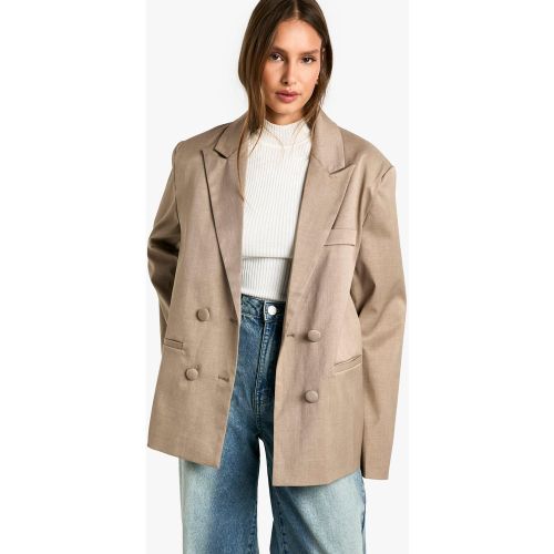 Blazer Cintré Croisé - 36 - boohoo - Modalova