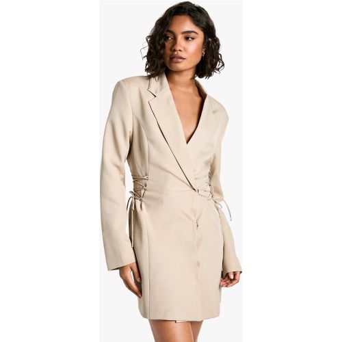 Tall" - Robe Blazer À Lacets - 36 - boohoo - Modalova