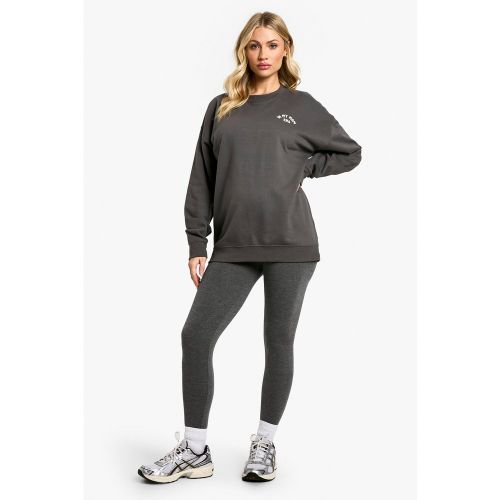 Maternité - Sweat De Grossesse Oversize À Slogan In My Mom - S - boohoo - Modalova