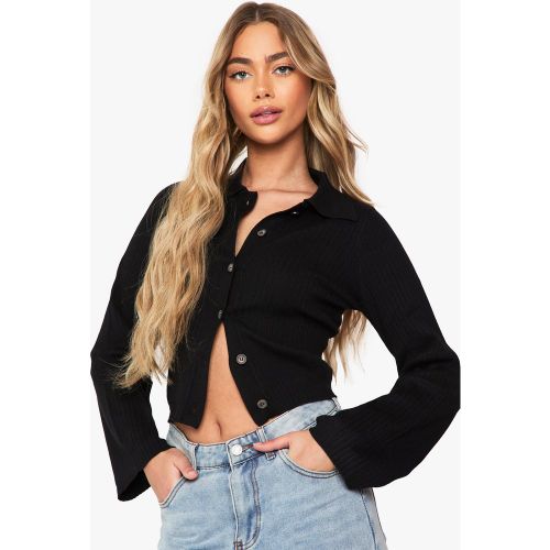 Cardigan Léger - Noir - L, Noir - boohoo - Modalova