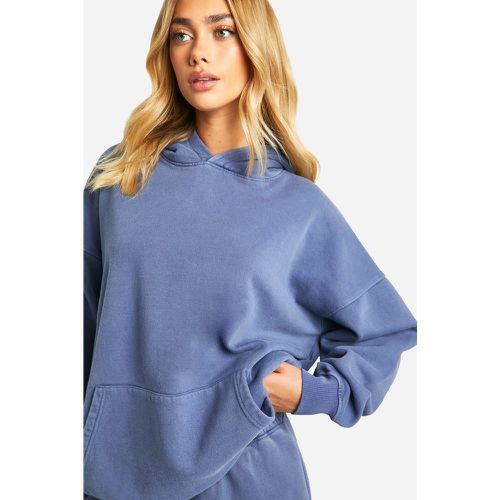 Sweat À Capuche Oversize Délavé - S - boohoo - Modalova