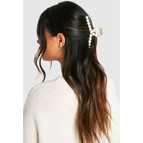 Pince À Cheveux À Détail En Perle - One Size - boohoo - Modalova