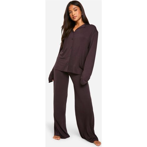 Petite" - Ensemble De Pyjama À Manches Longues - 36 - boohoo - Modalova