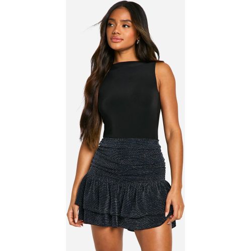 Mini-Jupe Pailletée En Lurex - 34 - boohoo - Modalova
