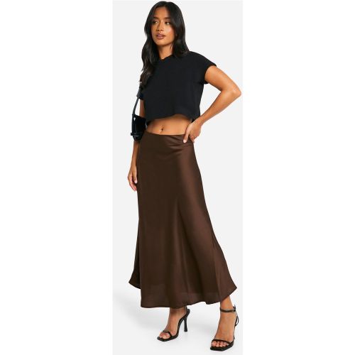 Petite" - Jupe Longue Satinée - 34 - boohoo - Modalova