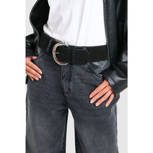 Ceinture En Synthétique À Boucle Épaisse - M/L - boohoo - Modalova