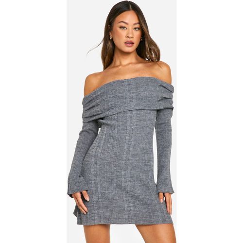 Tall" - Robe Patineuse À Col Bateau - S - boohoo - Modalova