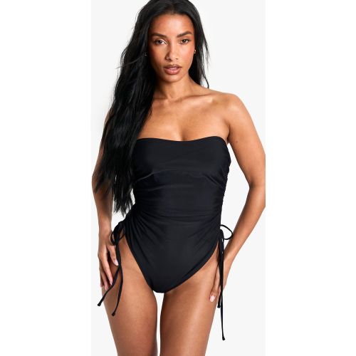 Maillot De Bain Une Pièce Froncé - 36 - boohoo - Modalova