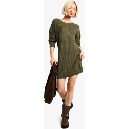 Robe Pull Basique À Col Ras-Du-Cou - 36 - boohoo - Modalova