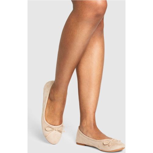 Ballerines En Synthétique À Nœud - 36 - boohoo - Modalova