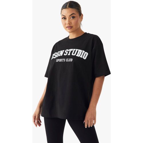 T-Shirt Oversize À Slogan - L - boohoo - Modalova