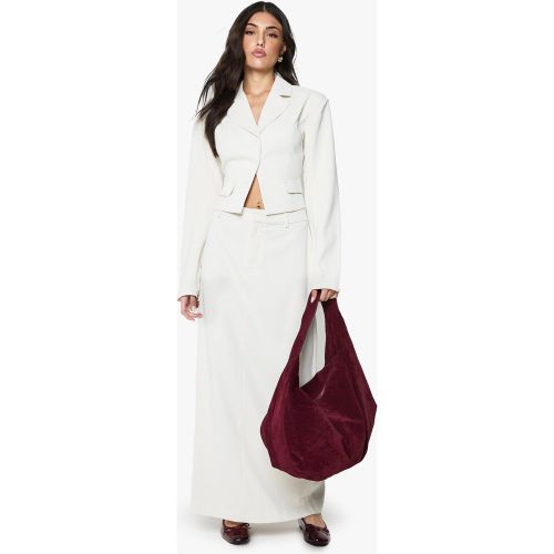 Jupe Longue Habillée - Blanc Écru - 36, Blanc Écru - boohoo - Modalova