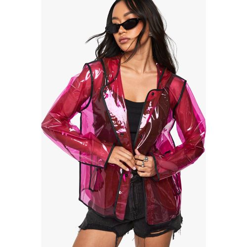 Imperméable Court Transparent - L/Xl - boohoo - Modalova