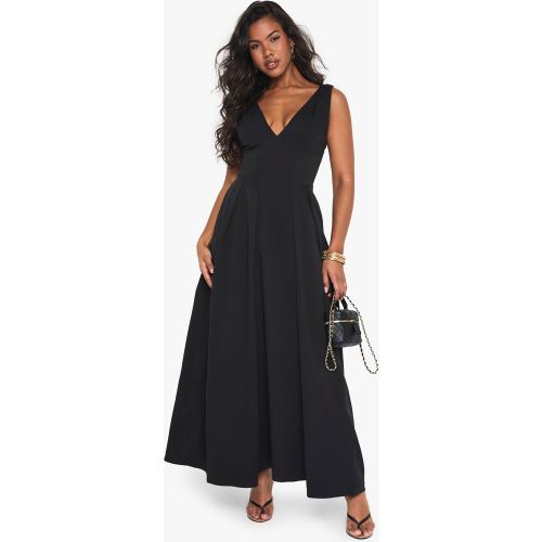 Robe Longue Patineuse Texturée - 36 - boohoo - Modalova