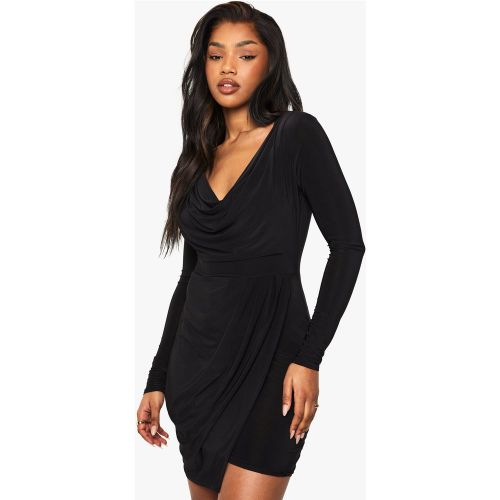 Robe Courte Moulante Froncée - 36 - boohoo - Modalova