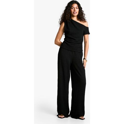 Ensemble Avec Top Sans Manches Texturé Et Pantalon - 34 - boohoo - Modalova