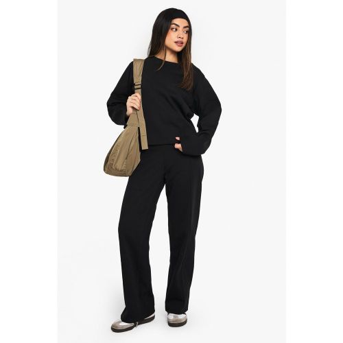 Jogging Droit À Coutures Apparentes - S - boohoo - Modalova