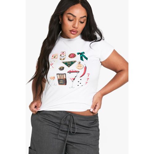 Grande Taille - T-Shirt Imprimé - 44 - boohoo - Modalova