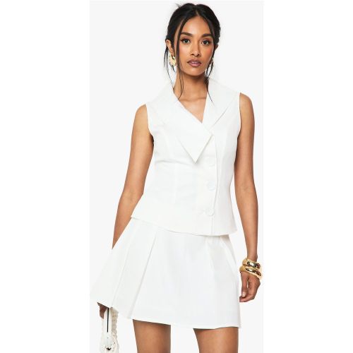 Mini-Jupe De Tailleur À Détails Pincés - 36 - boohoo - Modalova