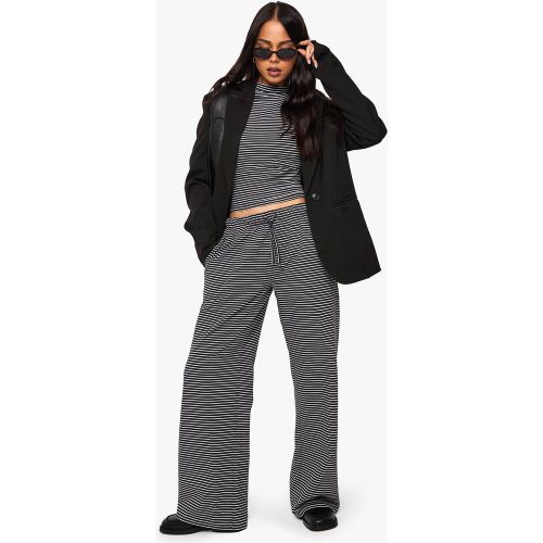 Pantalon Droit À Rayures - 34 - boohoo - Modalova