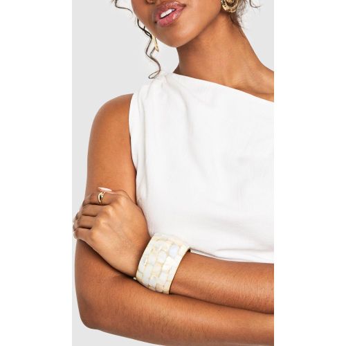 Bracelet Jonc Perlé - One Size - boohoo - Modalova