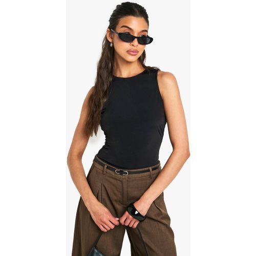 Top Soyeux Épais À Dos Nageur - 34 - boohoo - Modalova