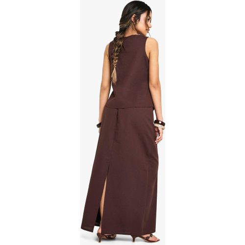 Jupe Longue Fendue - 44 - boohoo - Modalova
