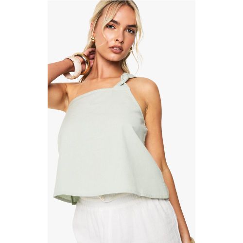Crop Top Asymétrique - 34 - boohoo - Modalova