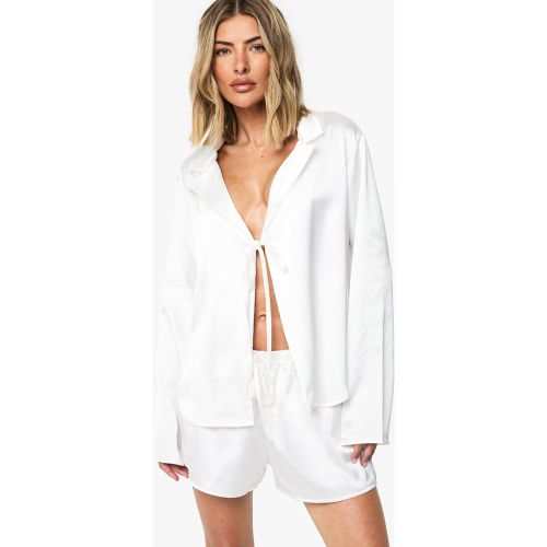 Short De Mariée Satiné - 36 - boohoo - Modalova