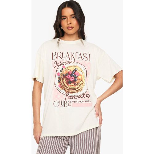 T-Shirt Oversize Imprimé - S - boohoo - Modalova