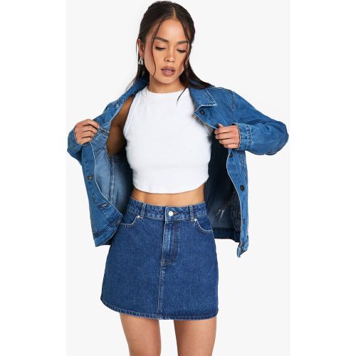 Mini-Jupe En Jean - 34 - boohoo - Modalova