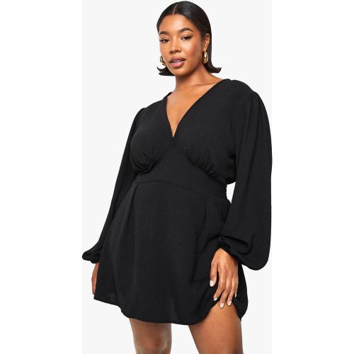Grande Taille - Robe Patineuse Droite - 44 - boohoo - Modalova