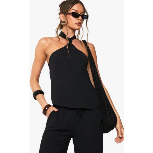 Caraco Noué - Noir - 34, Noir - boohoo - Modalova