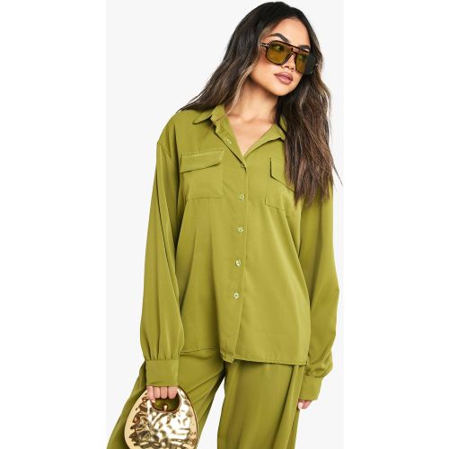 Chemise Oversize À Poches - 34 - boohoo - Modalova