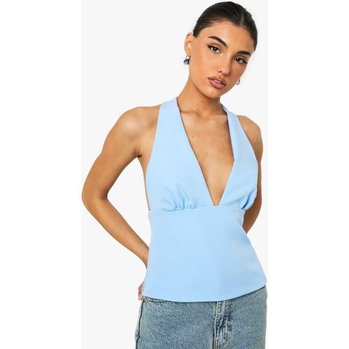Top Bustier Tissé - 34 - boohoo - Modalova