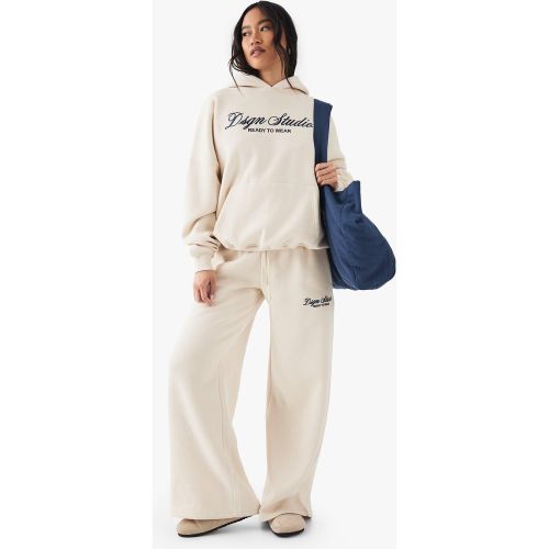 Jogging Droit À Broderie Dsgn Studio - S - boohoo - Modalova