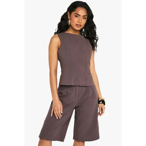 Gilet De Costume Asymétrique - 34 - boohoo - Modalova
