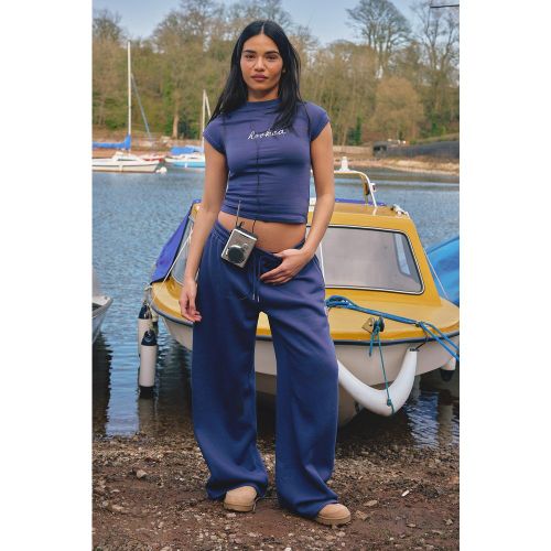 Jogging Large À Broderie Usa - S - boohoo - Modalova