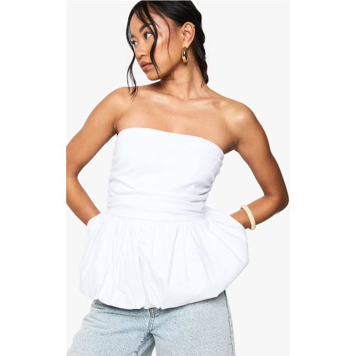 Top Péplum Bandeau - 34 - boohoo - Modalova