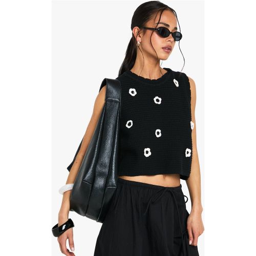 Top En Crochet Fleuri - S - boohoo - Modalova