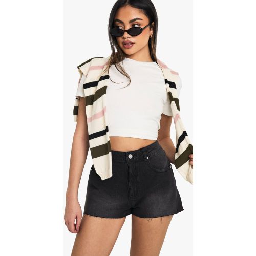 Mini Short En Jean - 36 - boohoo - Modalova