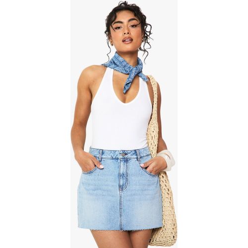 Mini-Jupe En Jean - 34 - boohoo - Modalova