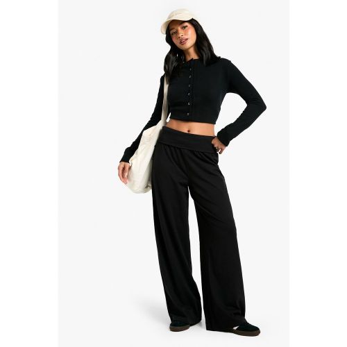 Petite" - Pantalon Large En Coton - 34 - boohoo - Modalova