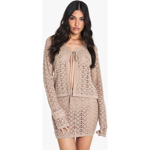 Mini-Jupe En Crochet - S - boohoo - Modalova