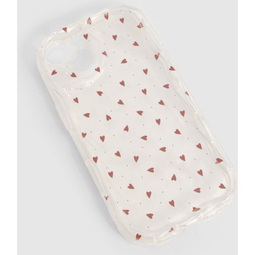 Coque De Téléphone À Motif Cœur - Iphone 11 - boohoo - Modalova